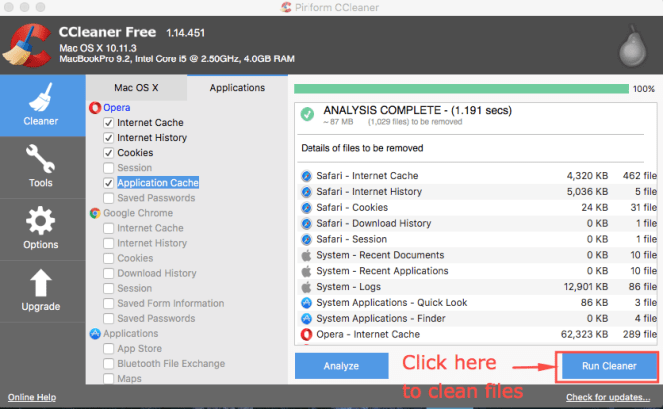 mac cache cleaner refresh download